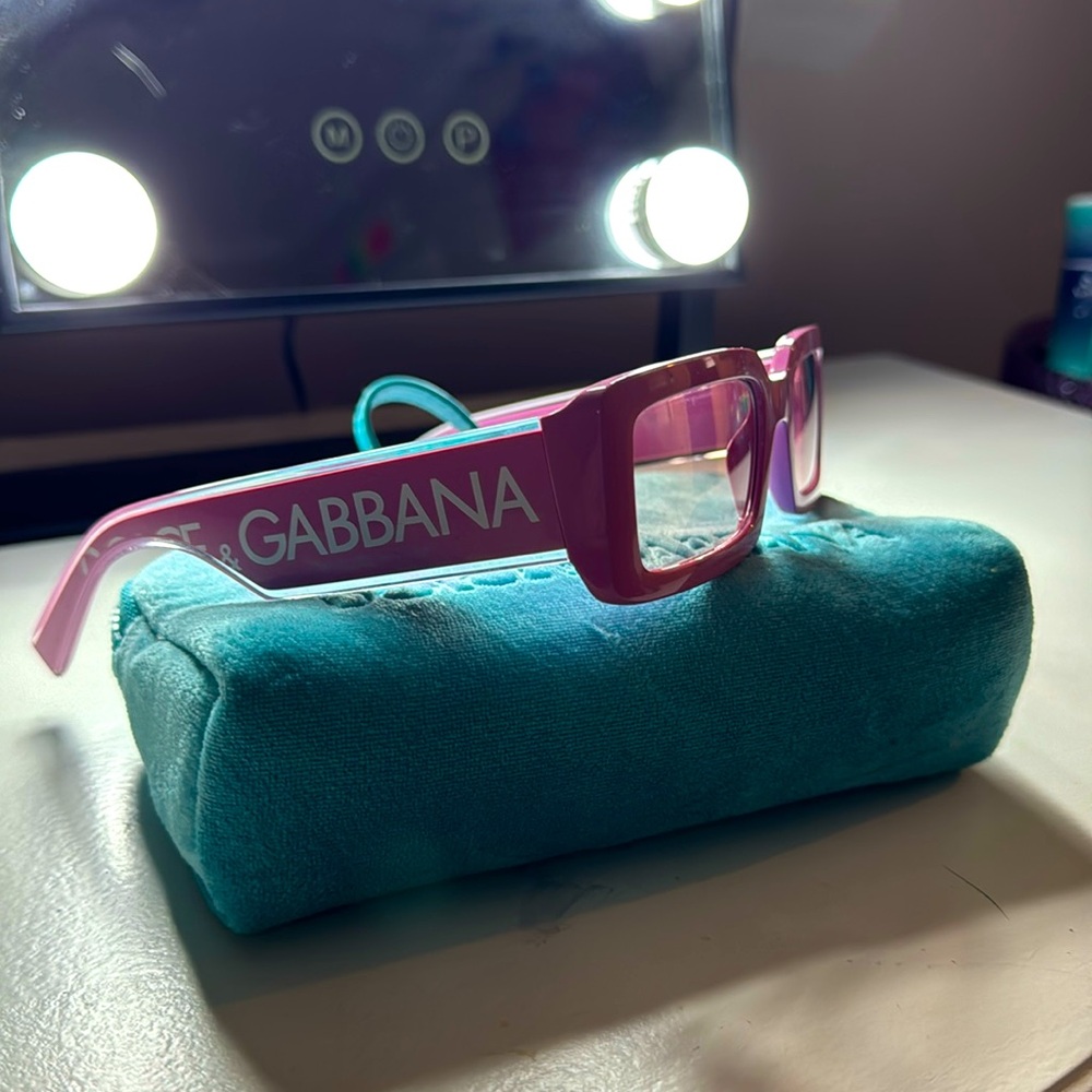 2023 Dolce & Gabbana Pink Mirror Sunglasses DG6187